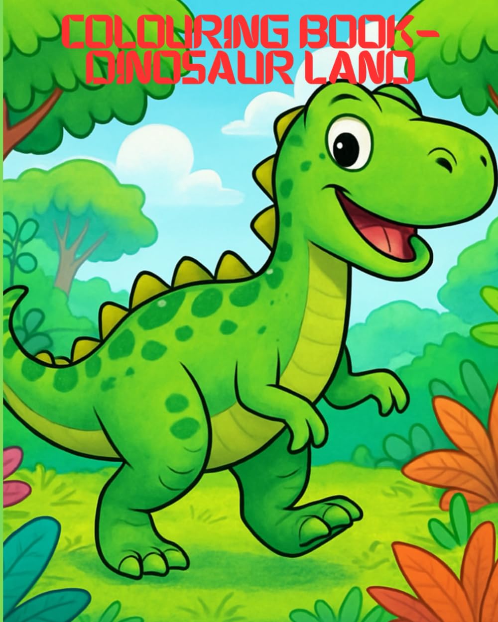 DINOSAUR LAND (Colouring books - animals)