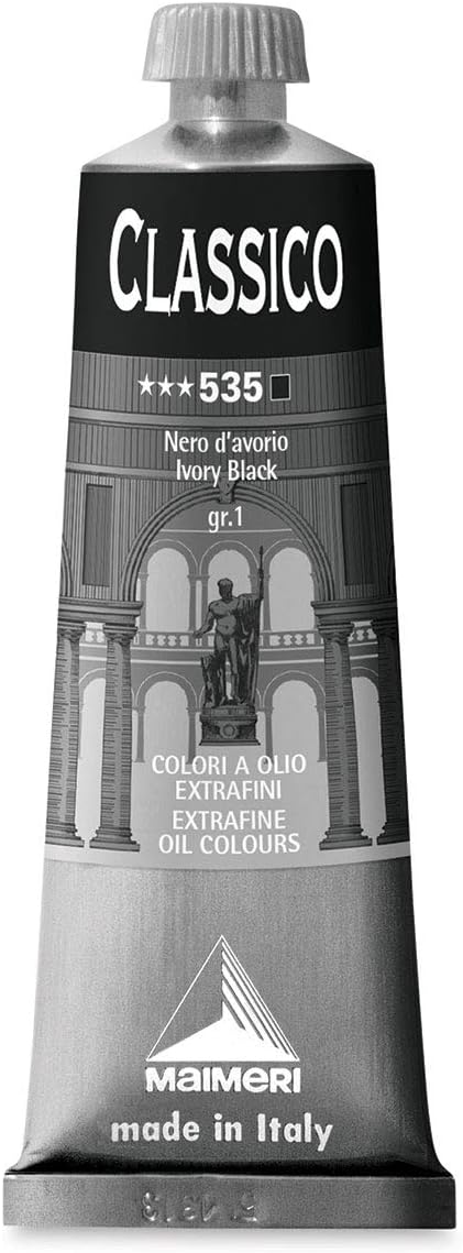 MaimeriClassico Oil Colours ivory black 60 ml