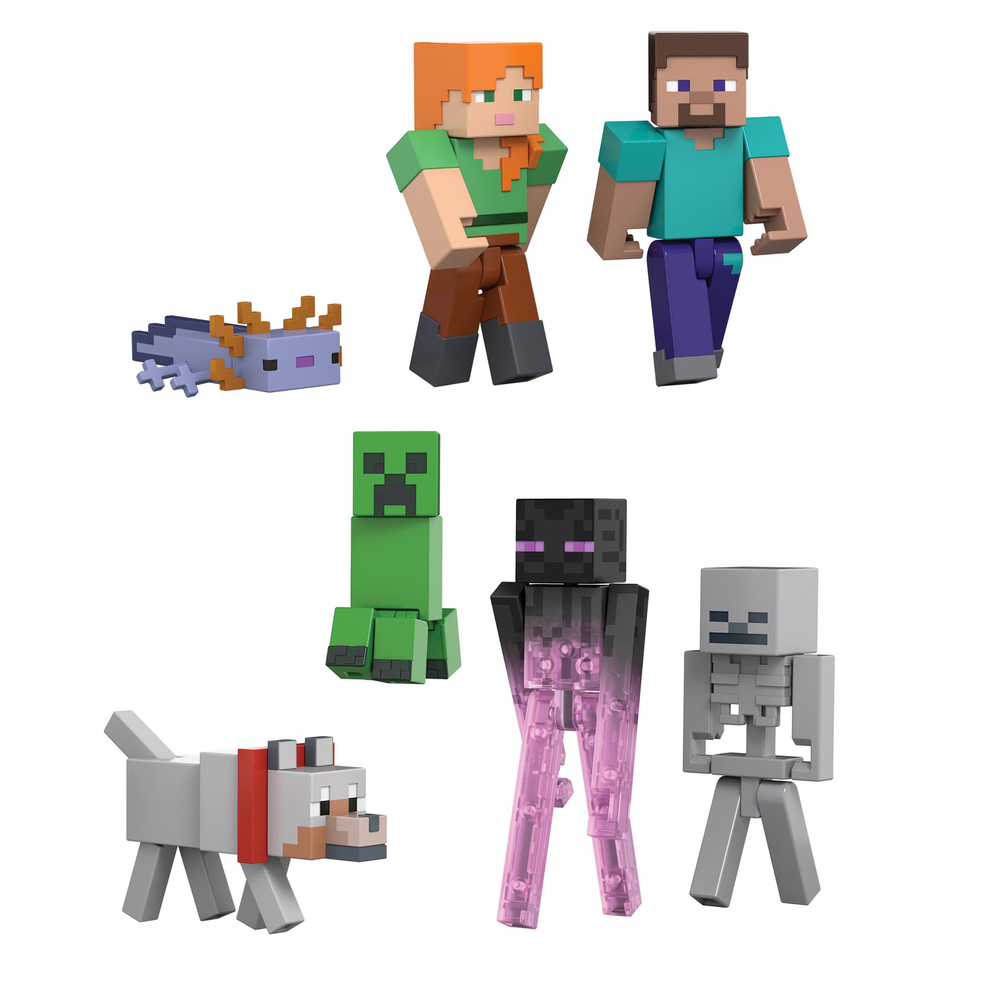Minecraft キャラクター フィギュアセット52体Boxセット Amazon.co.jp: マテル マインクラフト(MINECRAFT) ベーシック
