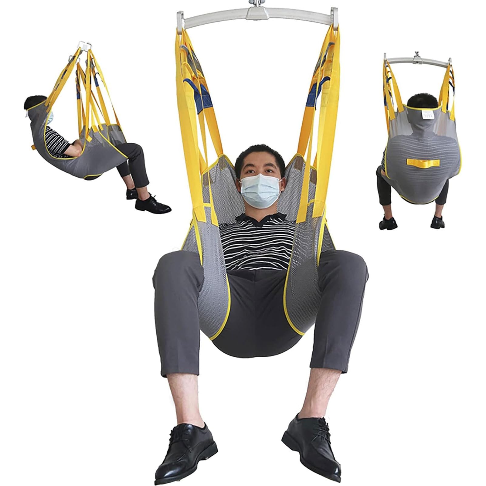 Arnés De Cuerpo Completo para Pacientes Cinturón para Todo El Cuerpo, Arnés para Pacientes para Máquina De Traslado, Arnés para Elevación De Pacientes, Bipedestador para Ancianos