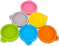 Vista 9 de Paquete de 3 tapas de latas de comida para gatos, aptas para alimentos, sin BPA y aptas para lavavajillas, tapas de silicona para latas de comida
