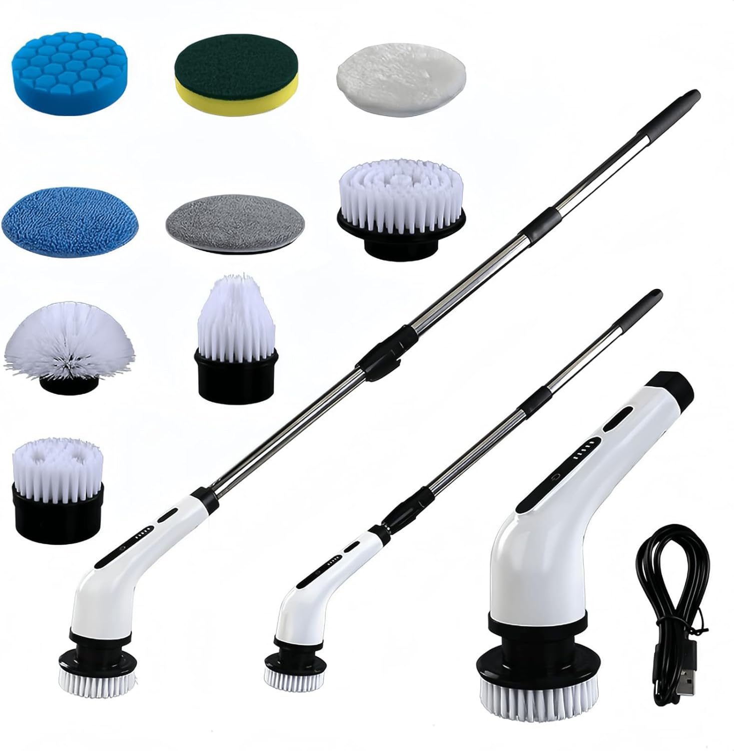 Baijiagl Electric Rotating Scrubber Cleaning Brush Cordless