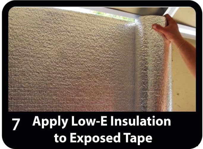 (Combo) 9x7 NASATech Garage Door White Foam Core & Water Tank Insulation Kit