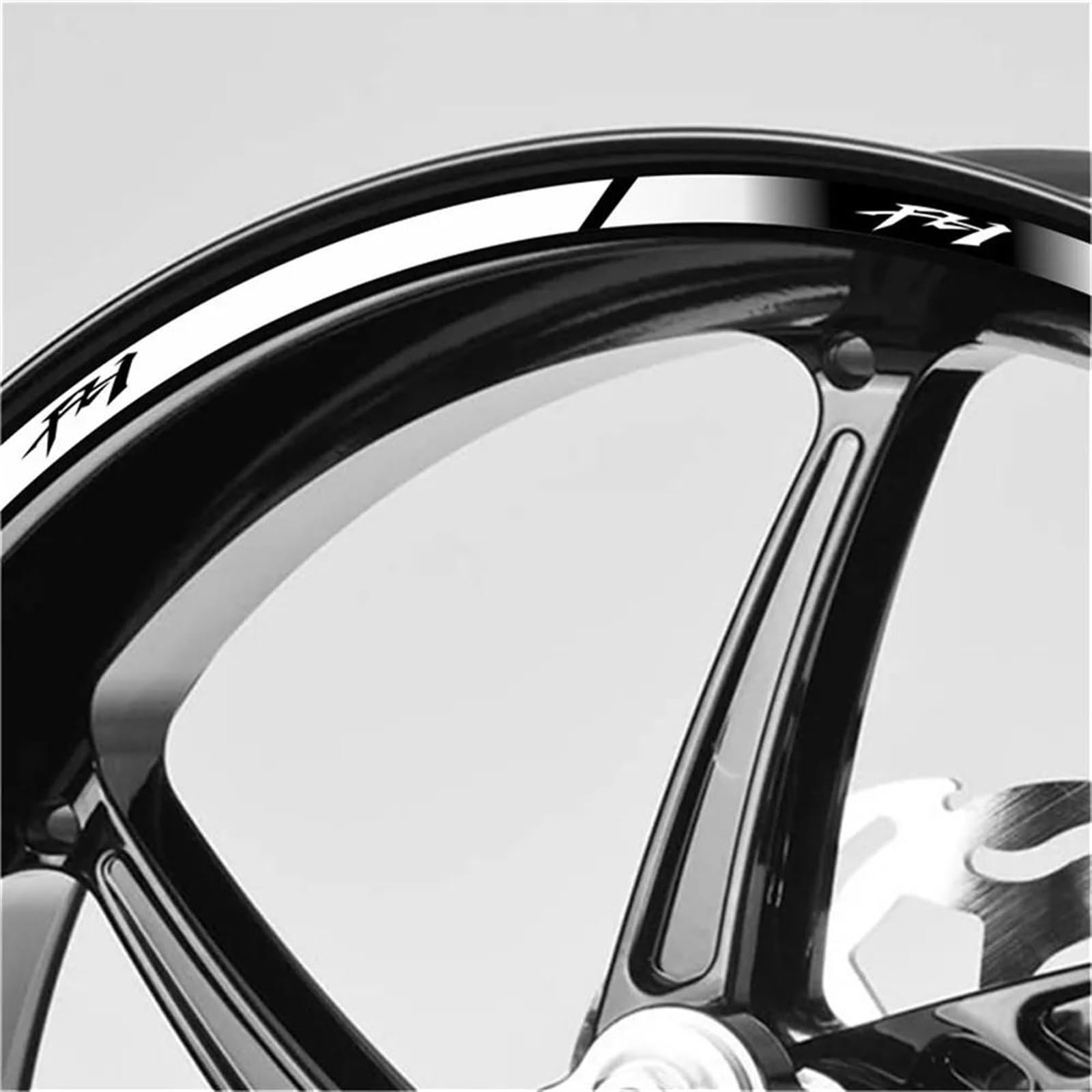 Reflektierendes, Wasserdichtes Aufkleberset Für Motorradfelgen, Radnaben-Aufkleber, Zieraufkleber, Aufkleberteile Für Yamaha FZ1 Fz1(Style 4)