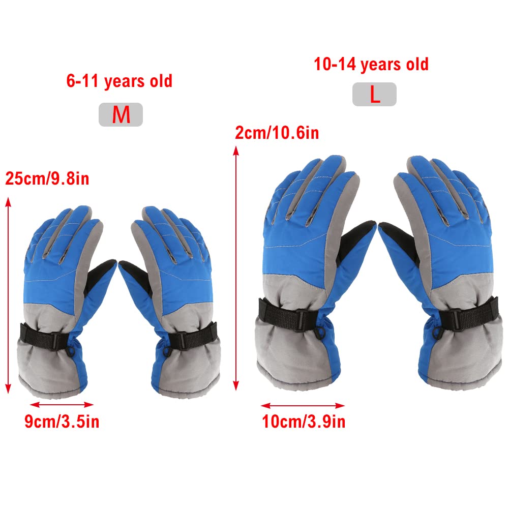 Kinder Skihandschuhe 6-11 Jahre - Warme Winterhandschuhe Für Schnee
