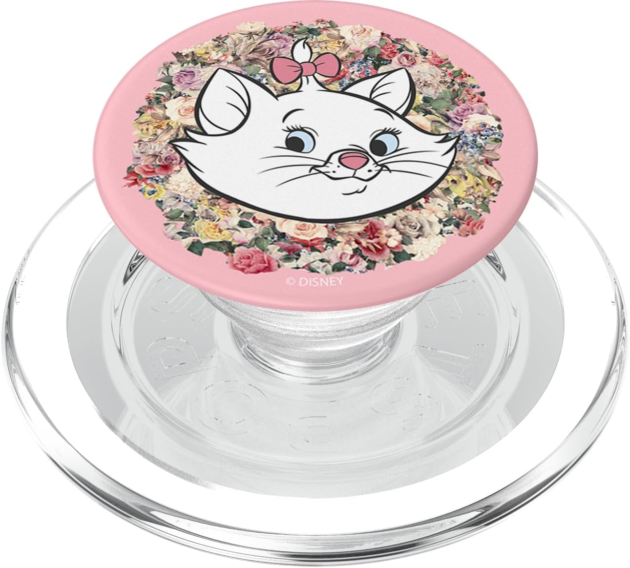 Disney Aristocats Marie Floral Portrait PopSockets PopGrip for MagSafe