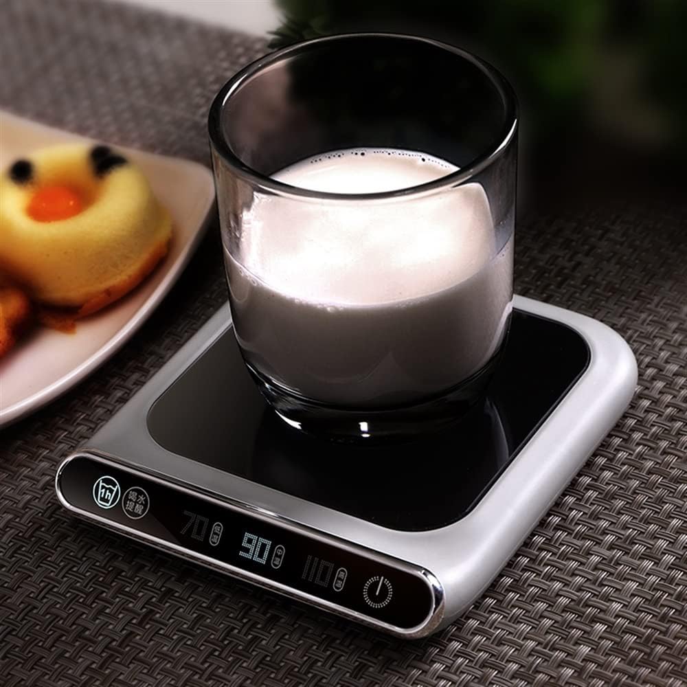 Smart USB Heating Coaster Electric Warming Tray for Office Home Coffee Milk Tea Drink Heat Pad 3 Levels Adjustment Constant for Cups