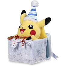 Pokemon Center Original Plush Pikachu Pok mon Christmas in the Sea 8.7 x 3.9 x 4.7 inches H W D 22 x 10 x 12 cm