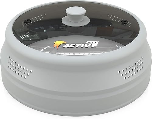 Miniatura 8 de Cubierta plegable para microondas para alimentos, tapa protectora de silicona y vidrio para platos y cuencos de 6 a 12 pulgadas, apta para