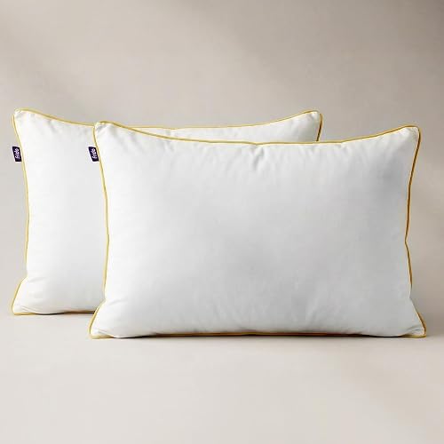 Frido Ultimate Cozy Classic Pillow - A Super Soft & Fluffy Pillow for Sleeping - Premium Comfort for Side, Back & Stomach Sleepers - White, Set of 2