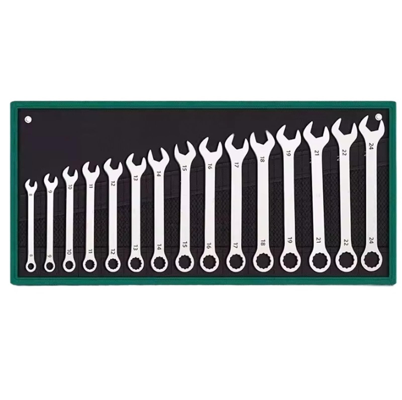 OLAQWENB Torque Wrenches Thin Open End Wrench Set 6-27mm Plum Wrenches Combination Dual Heads Ratchet Spanner Car Repairing Precision Torque Wrench(Dual-Use 15 pcs)