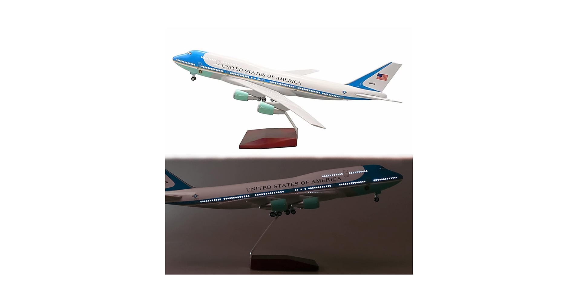 Amazon.co.jp: AZIZAT 18.5 ” 1:130スケールモデルジェットUS