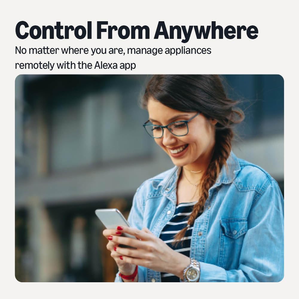 Amazon Basics Dual Smart Plug with Motion Sensor and Night Light Works with Alexa Only 2 4 GHz — view 3