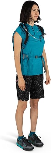 Miniatura 5 de Osprey Raven 14L - Mochila de ciclismo para mujer con depósito hidráulico, color gris Space Travel