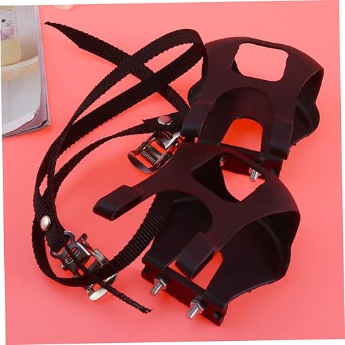 Miniatura 4 de YARNOW 2pcs All-Purpose Bike Toe Clips Anti-Slip Toe Clip Bike Pedals Pedal Cage Straps MTB Pedals Pedal Straps Pedal Toe Clips Clear Playing Card