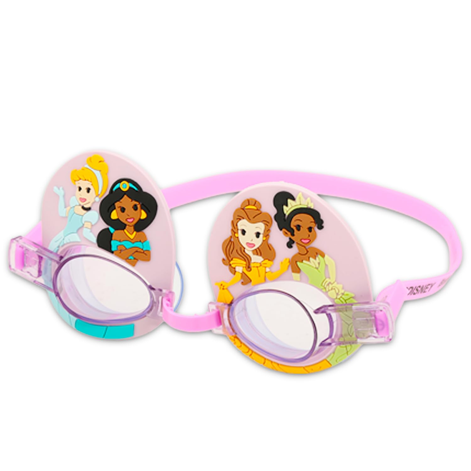 Disney Prinzessinnen-Pool-Spielzeug-Set für Mädchen – Prinzessinnen-Geschenkpaket mit aufblasbarem Schwimmring, Brille, Strandball, Strandtasche, Aufklebern, mehr | Disney