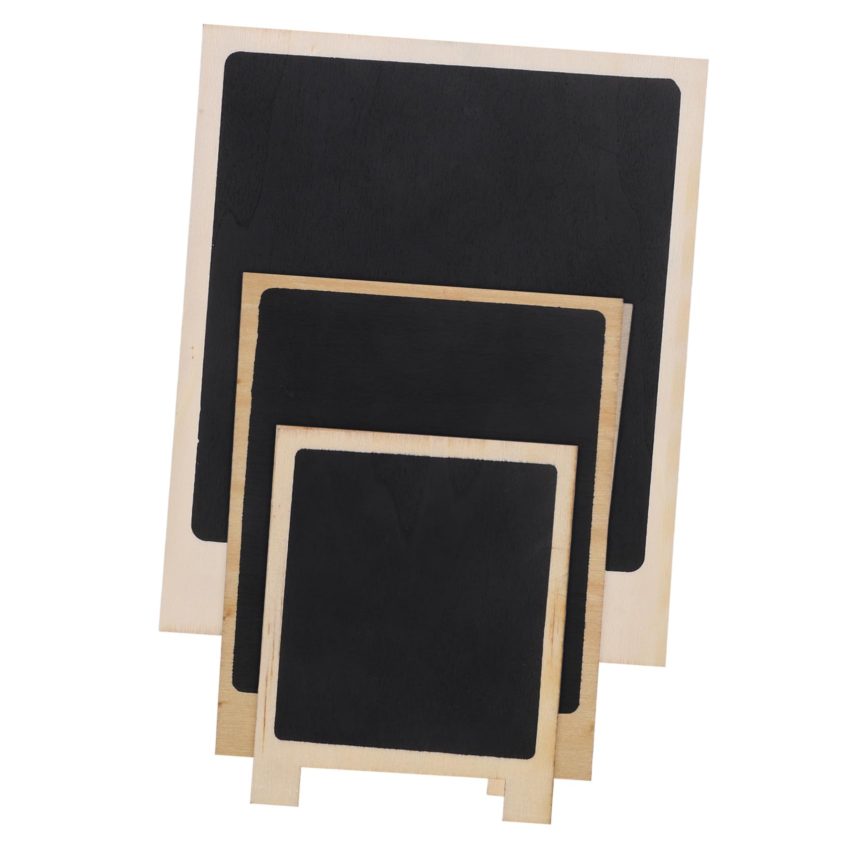 15stücke Teiliges Mini-kreidetafel Mit Holzrahmen Multifunktionale Tischtafel Für Hochzeiten Partys Und Restaurants Und Platzsparend Für Beschriftungen