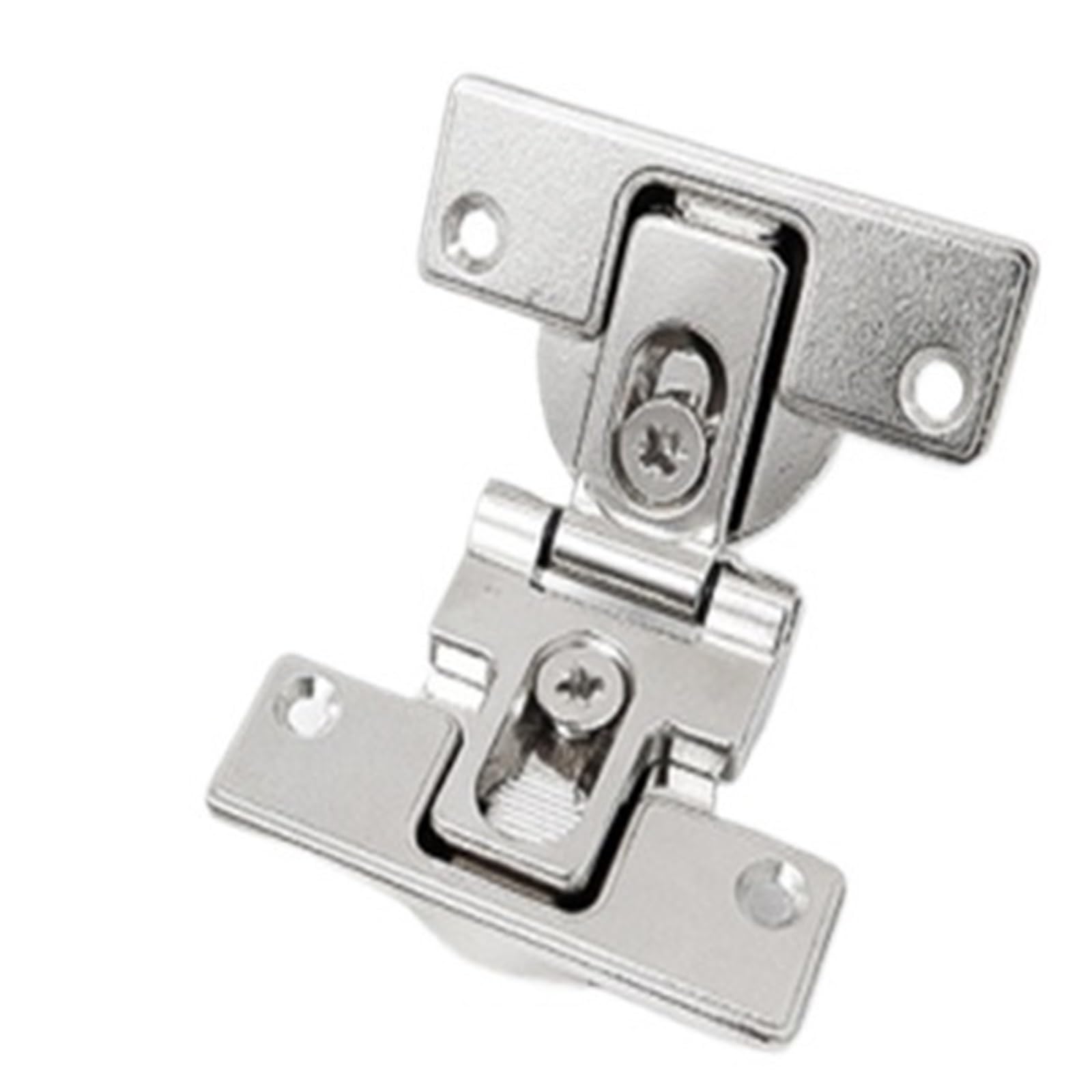 Kdhcvkz 1Pcs Folding Cabinets Swing Door Hinge Concealed 180 Degree Zinc Alloy Hinges