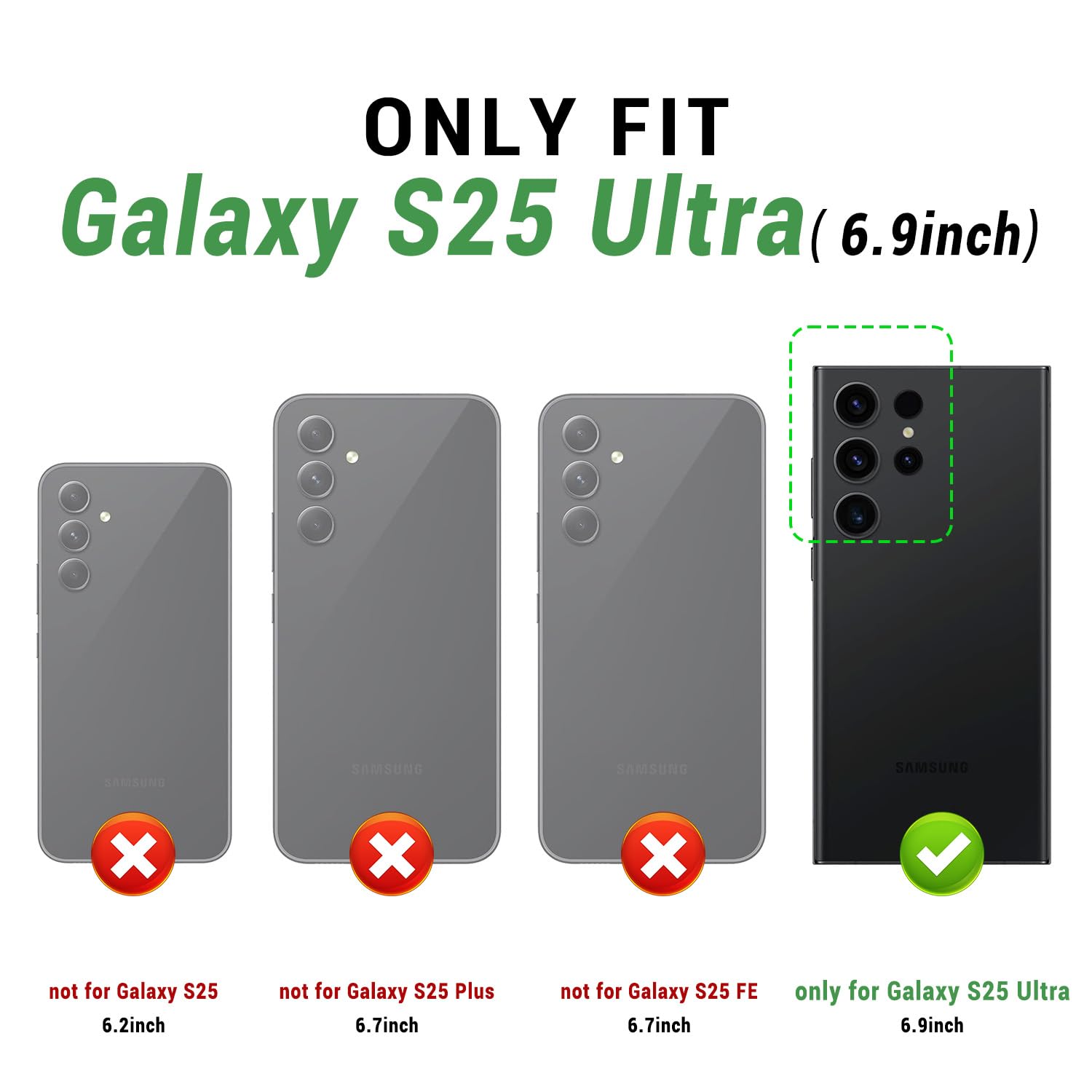 SUANPOT Compatible with Samsung Galaxy S25 Ultra Wallet case with RFID Blocking Credit Card Holder,Flip Book PU Leather Protective Cover Women Men for Samsung S25 Ultra Phone case Light Brown