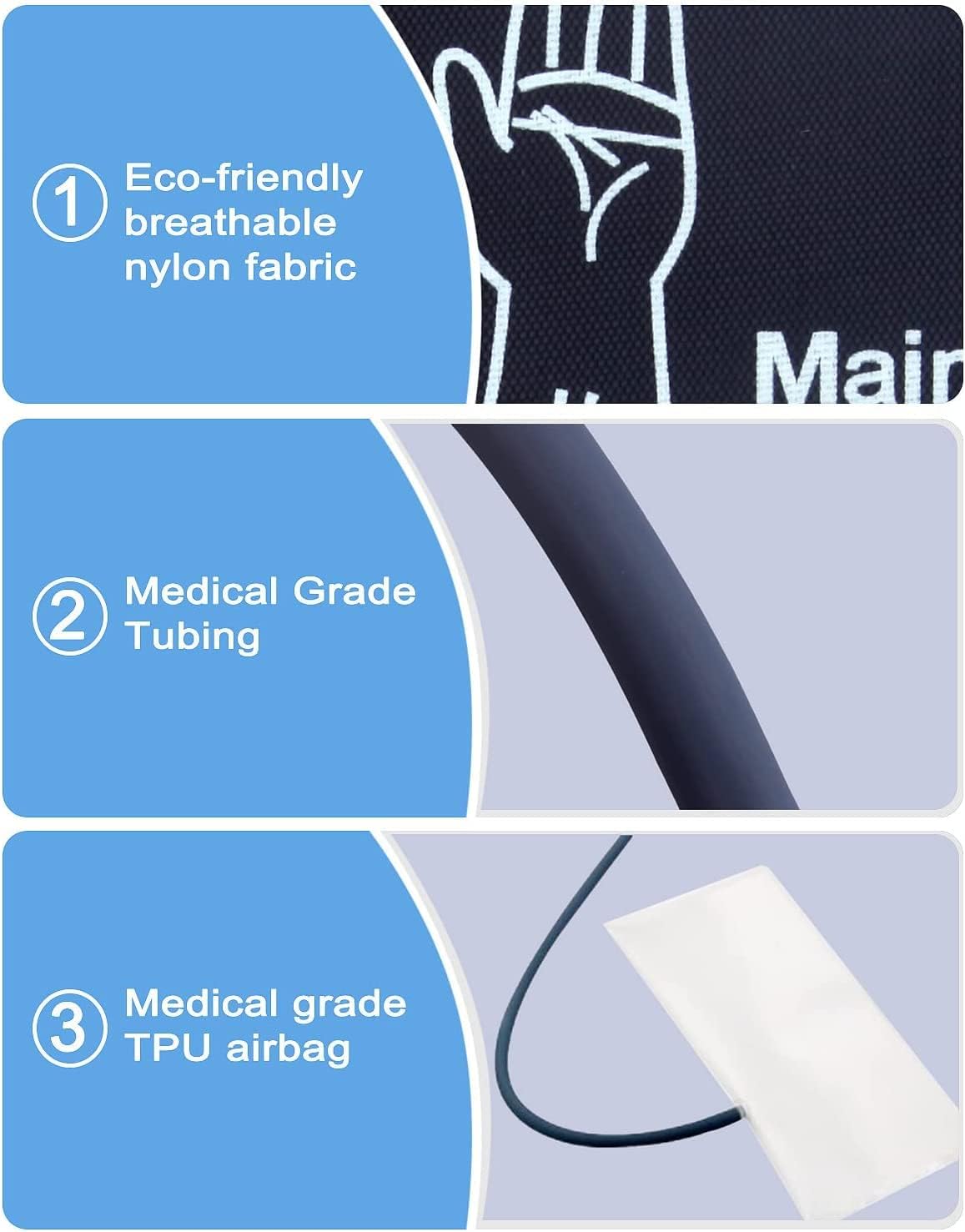 Blood Pressure Cuff, Replacement Cuff Compatible with Omron Blood Pressure Monitors for Home Use (Extra Large)