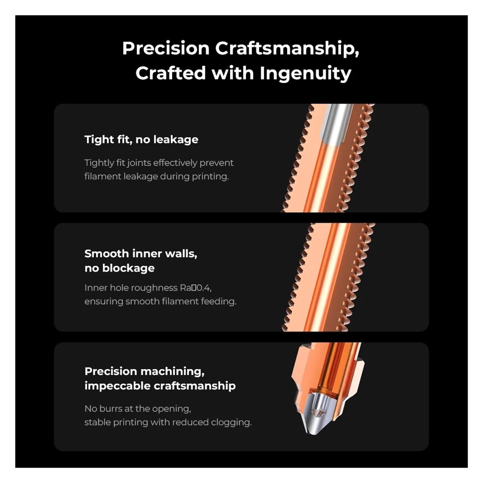 Kit ugelli a scambio rapido per stampante 3D, ugello di stampa ad alto flusso da 0,4/0,6/0,8 mm, compatibile con stampanti Ender serie 3 e Creality