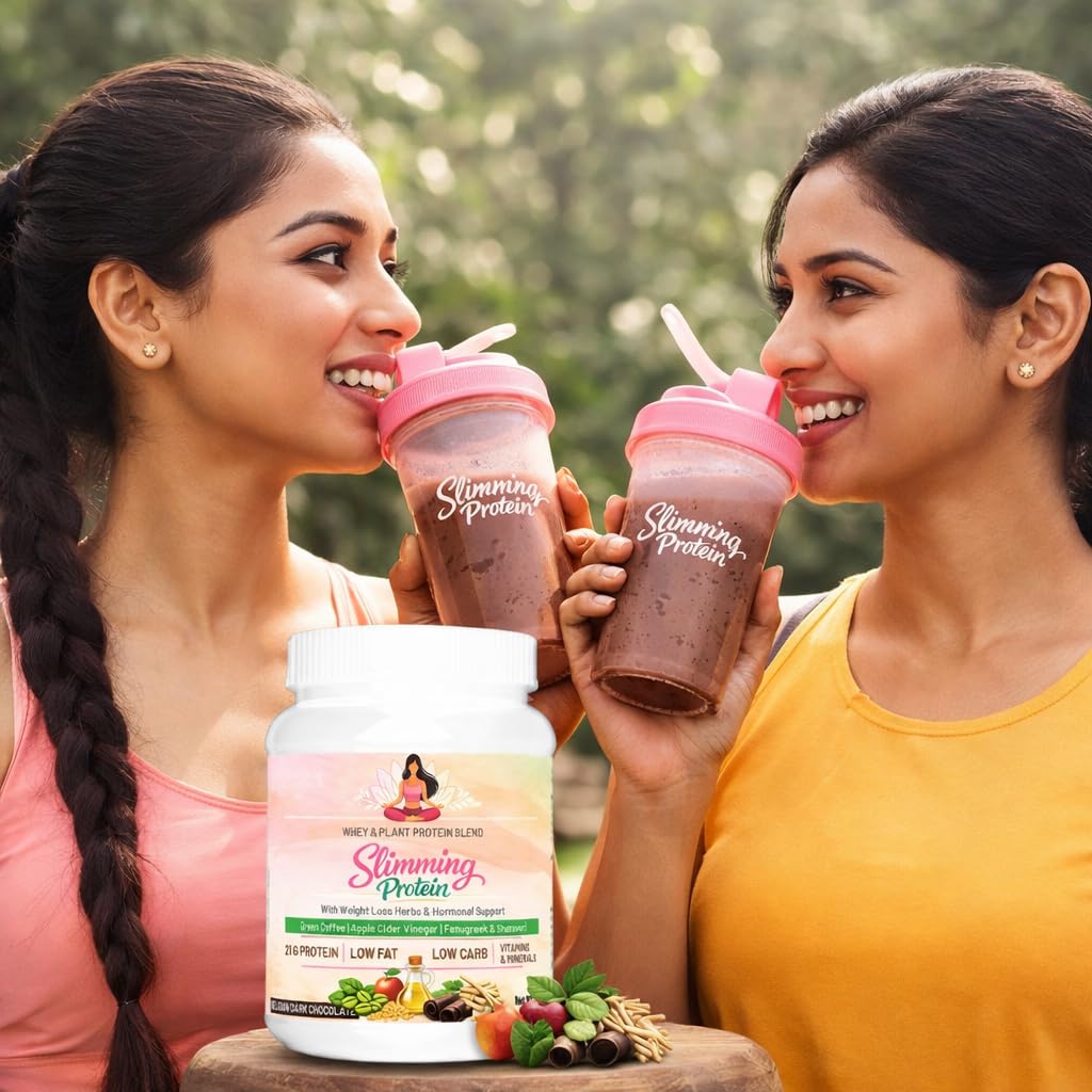 SOS Nutrition Women Protein & Herbs to Reduce Body Fat, Manage Weight & Metabolism | Protein Powder for Women with 24g Whey Protein and Plant Protein, No Added Sugar (Chocolate, 500gm) — Amazon image 8