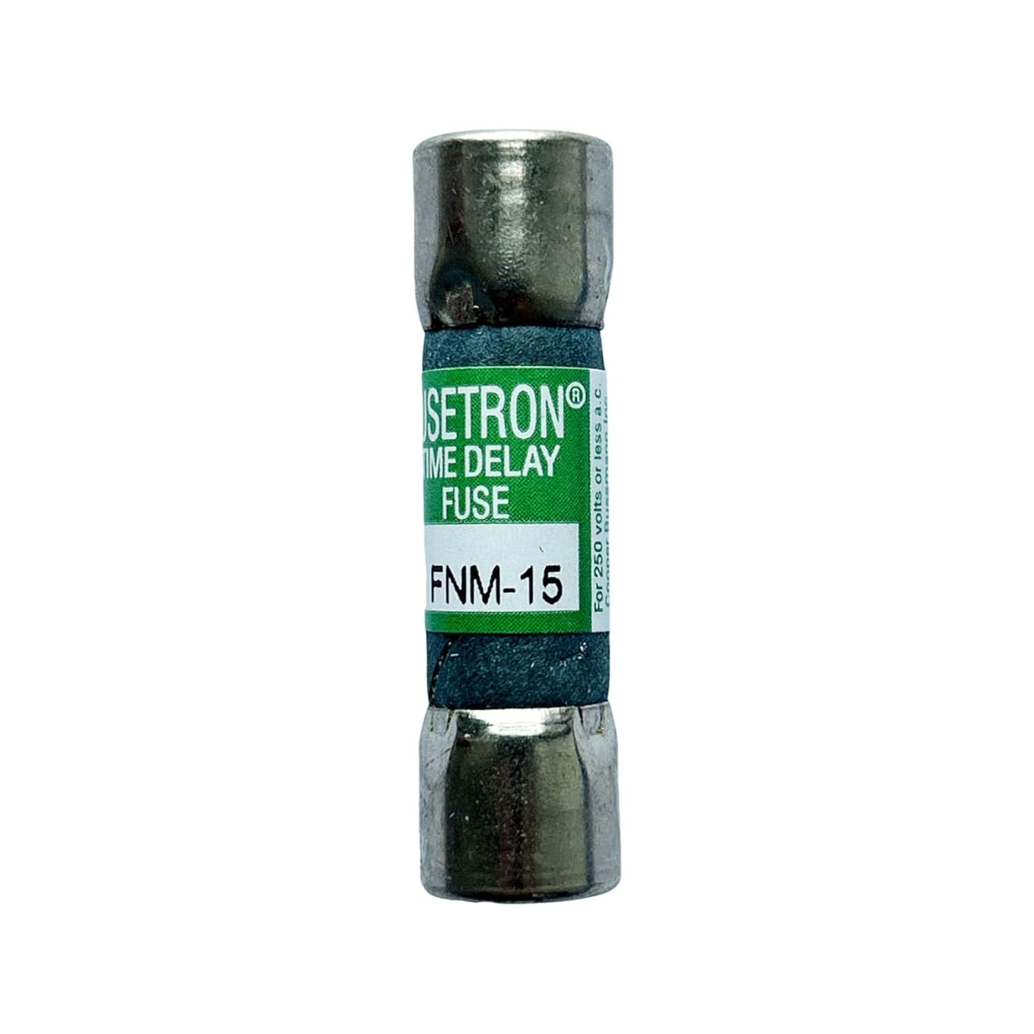 New OEM FNM-15 FNM-15A 250Vac Time Delay Fuse, Pack of 10