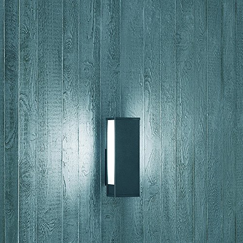 Preisvergleich Produktbild Helestra Außenwandleuchte Tendo 44 Grau Weiß IP55 / 5,7W / A18143.93
