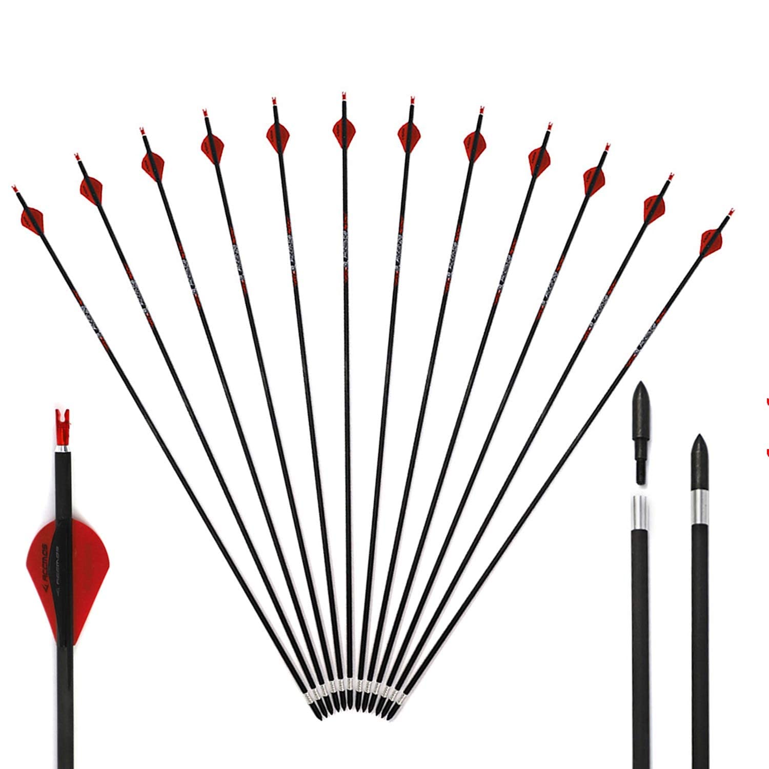 Victory VXT Sport Taper Target Shafts 550 1 Doz.