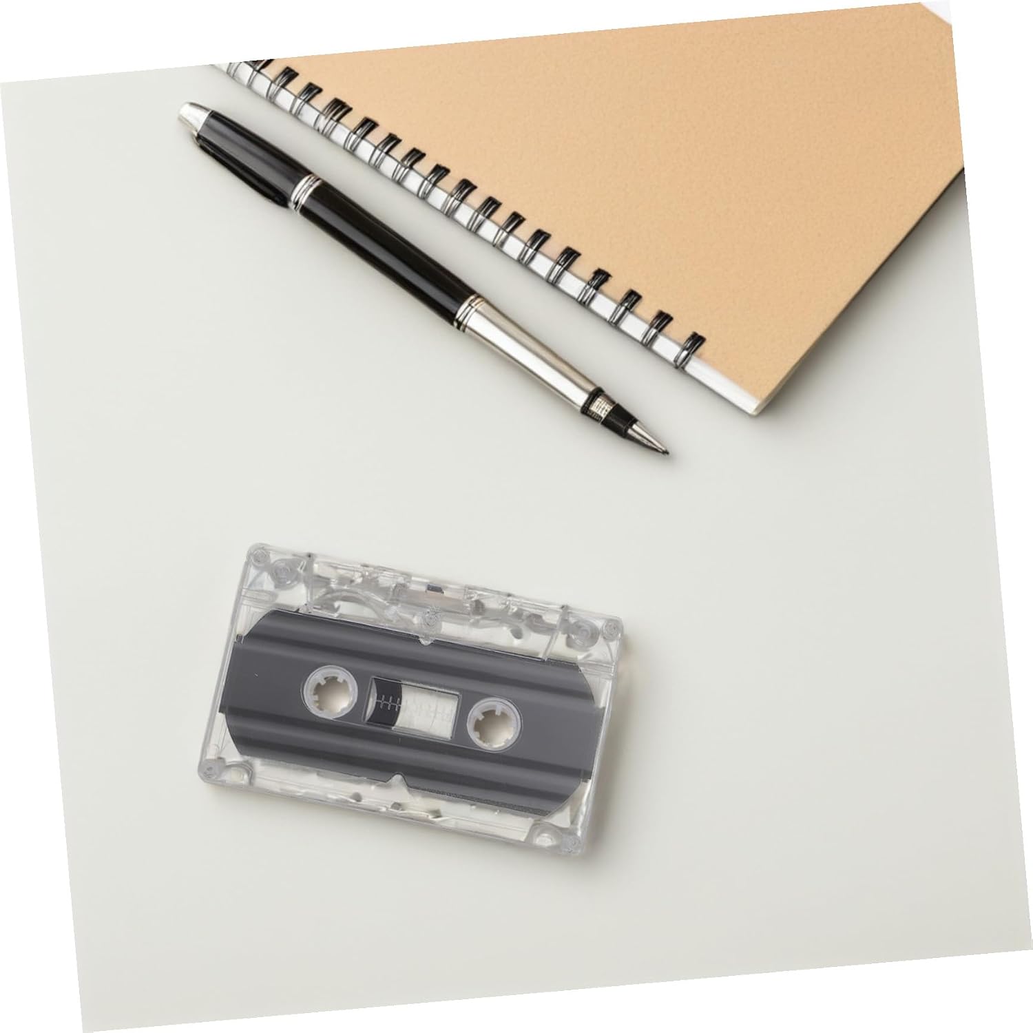 Recording Cassette Tapes 30-Minute Plastic Blank Audio 6pcs