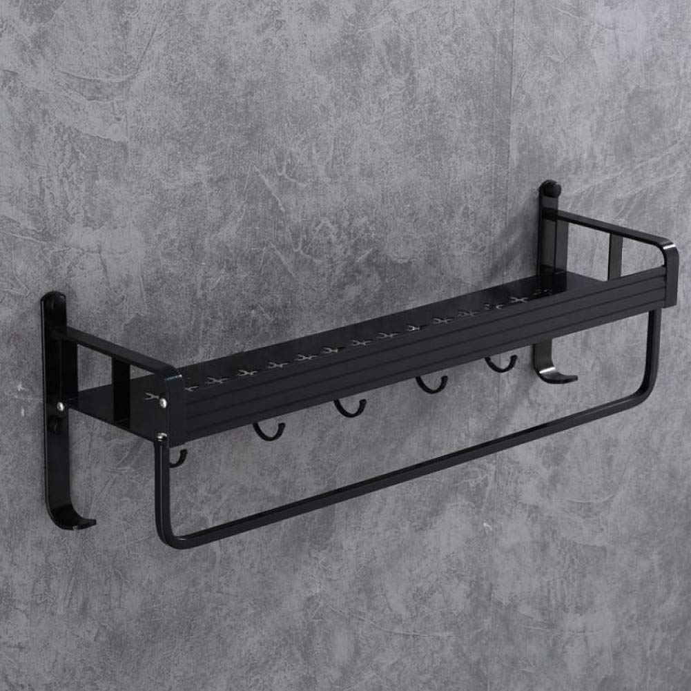 Corner Shower Caddy,Shower Storage Rack, Bathroom Shower Caddies Wall Mounted Bathroom Shelves Space Aluminum Storage Shelf Single Layer Basket Shampoo Soap Cosmetic Shelves Holder with Hook ( Co ( C