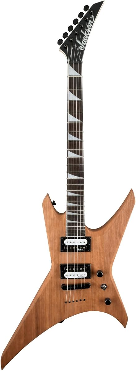 JS Series Warrior JS32T Guitarra eléctrica para diestros de 6 cuerdas | Cuerpo de caoba, mástil de arce y diapasón de amaranto con aceite natural.