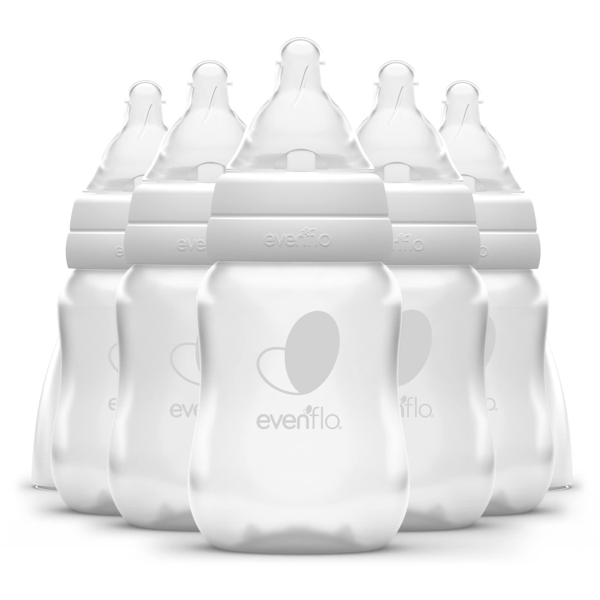 Evenflo Feeding Premium Proflo Venting Balance Plus Standard Neck Baby, Newborn and Infant Bottles - Developed by Pediatric Feeding Specialists - 4 Ounce (Pack of 6)