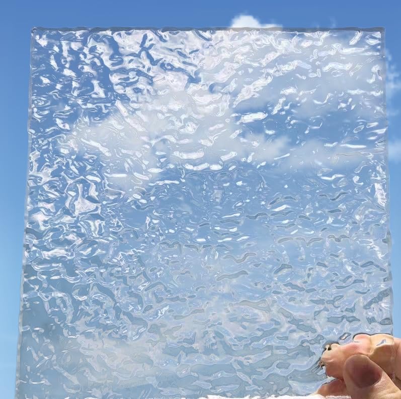 Feuille acrylique ondulée PMMA rigide 3 mm pour loisirs créatifs