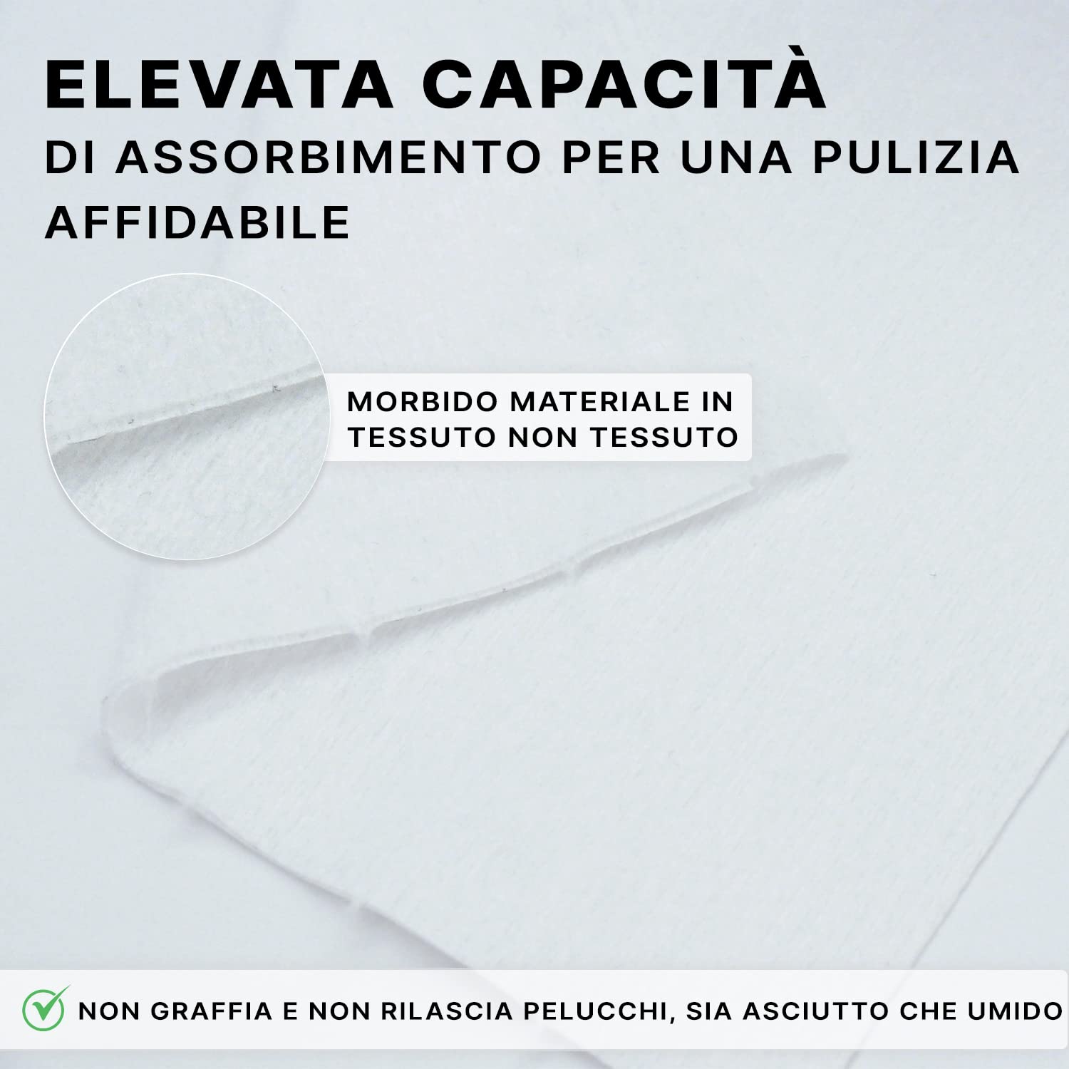 ARNOMED Rotolo Tessuto Non Tessuto Per Pulizia - 70 Salviette 28x30cm, Per Disinfezione Superfici - Foto 5