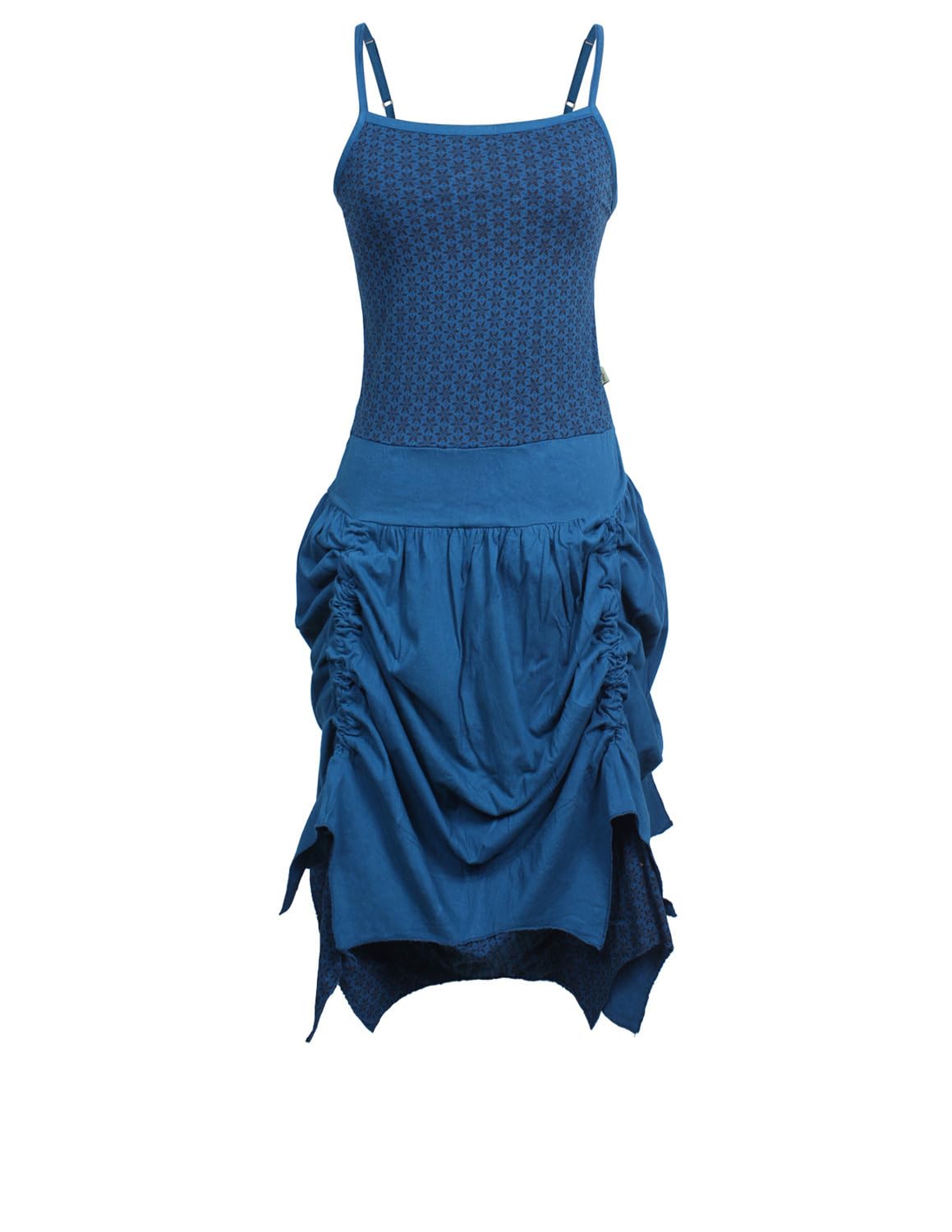 Vishes - Alternative Bekleidung - verstellbares Langes kurzes Sommerkleid Damen Kleider Sommer lang
