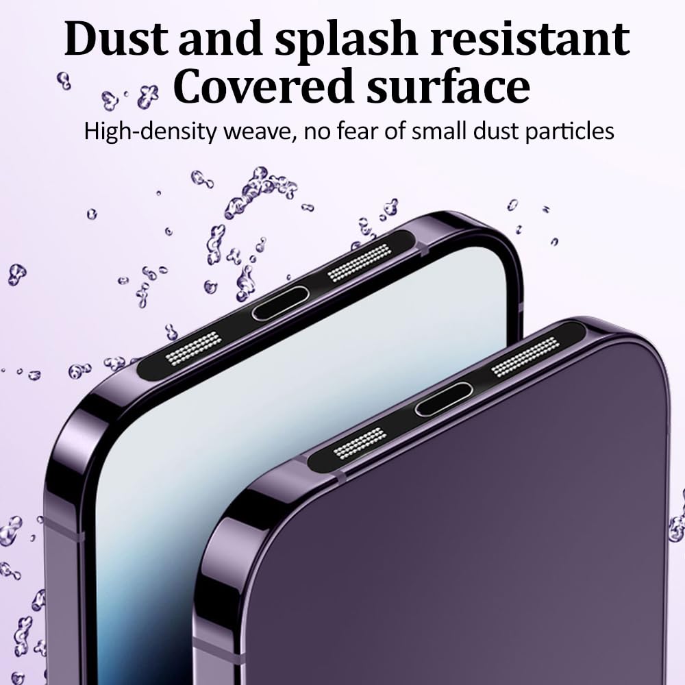Dustproof Mesh Stickers & 4 Set USB C Dust Plugs USB C Protective Cap