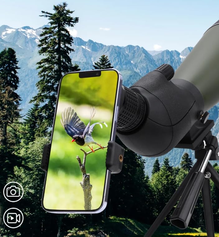 Alcance Bosco HD-7 con Lente de Zoom de 25-75x80 mm