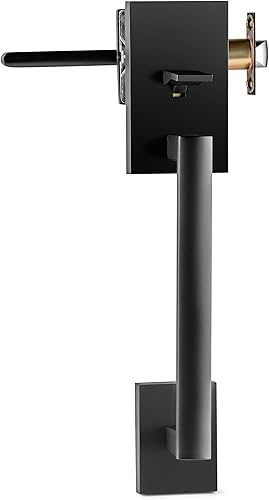 Miniatura 8 de Berlin Modisch - Juego de manijas de un cilindro con manija tipo palanca para puerta (para entrada y puerta delantera) reversible para diestros y