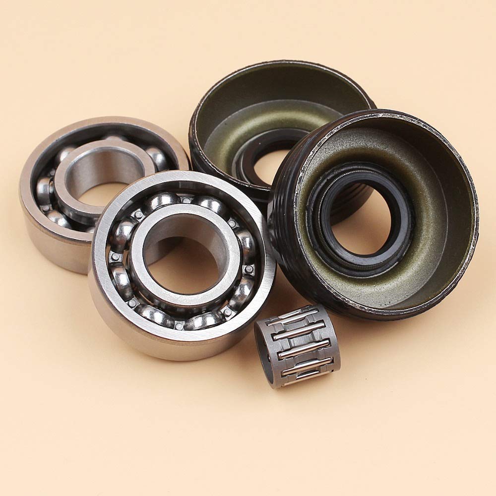 Set Di Paraolio Albero Motore Per Motosega Husqvarna 340 345 350 351 346 346XP 353 Jonsered 2145 2150 2141 #503 93 23-02 Nuovo 2P - Foto 9