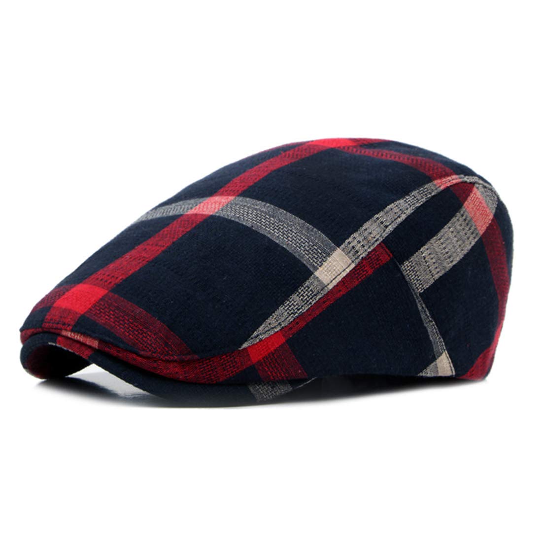 Idopy Men`s Adjustable Plaid Ivy Irish Newsboy Caps Hats Beret