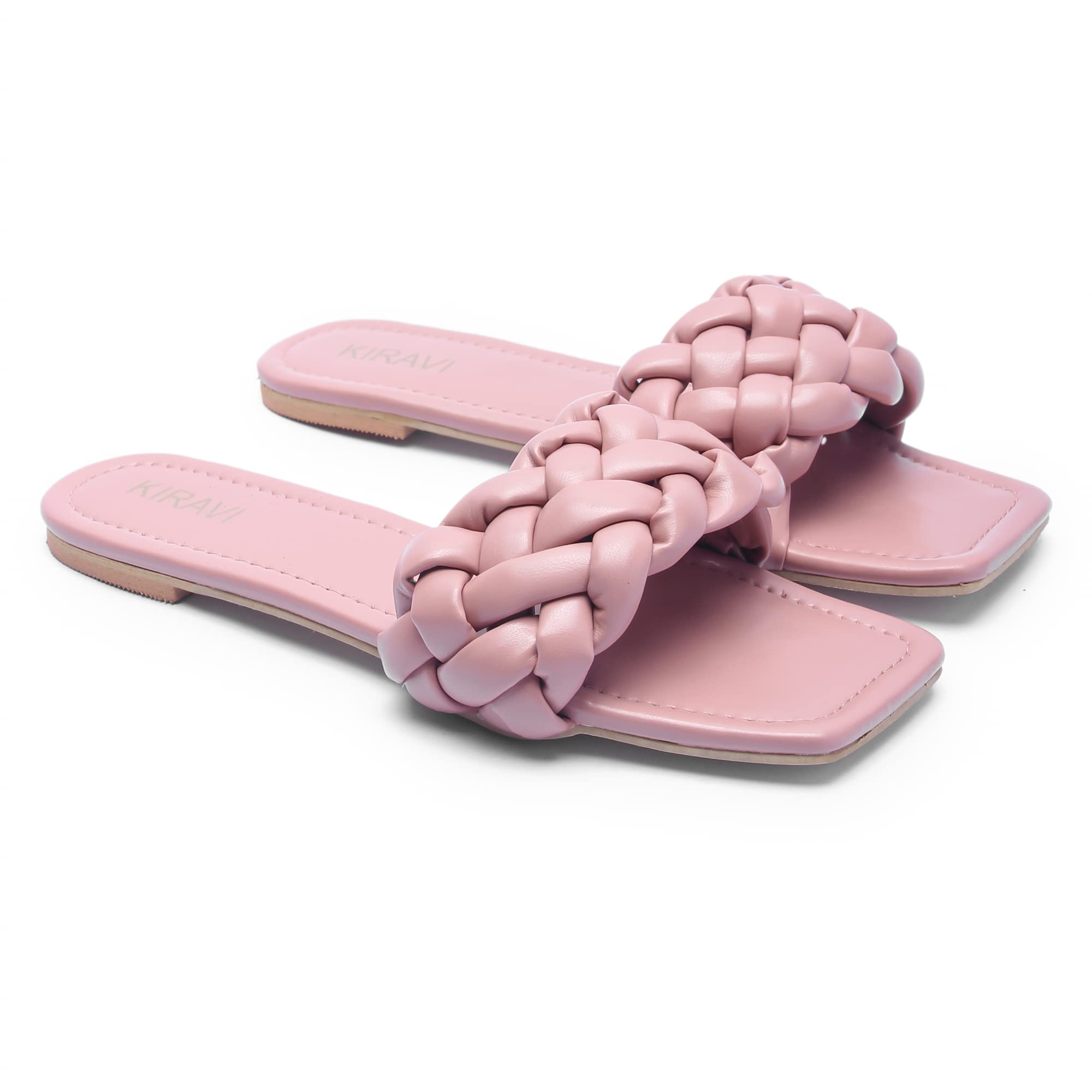 KIRAVI Rapunzel Braided Flats Color- Nude Size 4 (B09VGZ1G2N) Amazon Price History, Amazon Price Tracker