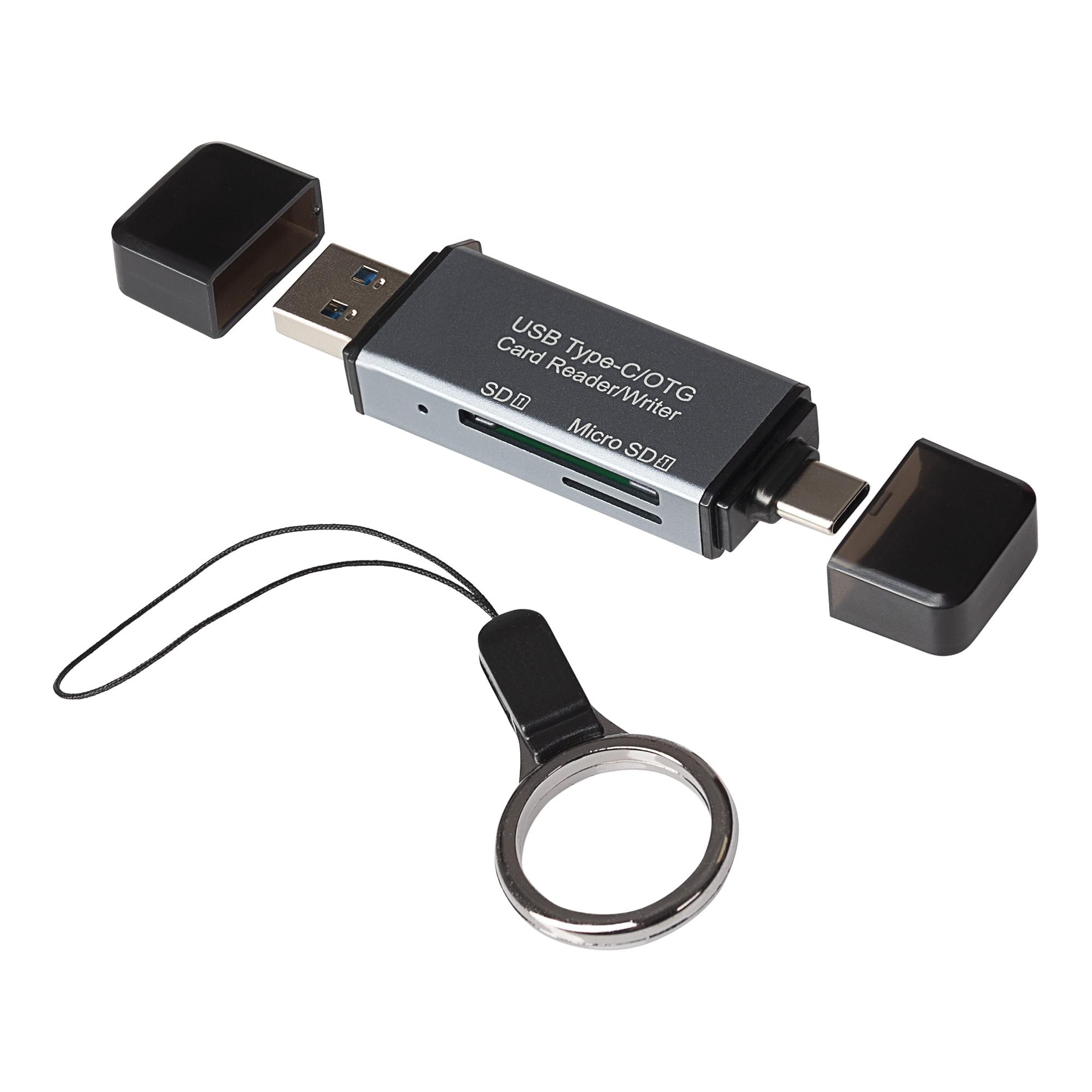 Maplin Usb-C And Usb-A 3.0 Sd Card Reader For Sdxc / Sdhc / Microsdxc