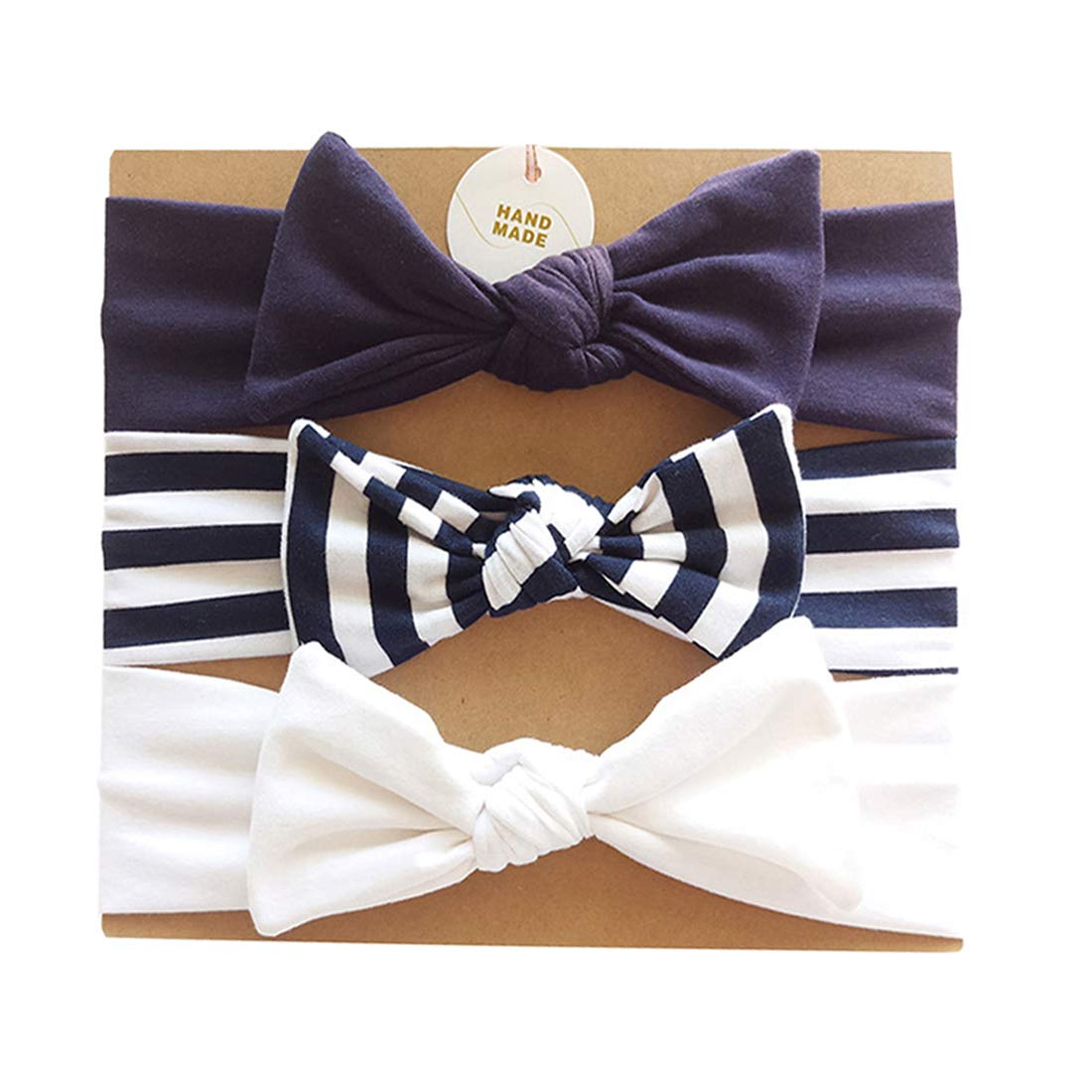 Vellette Diademas Venda De Pelo Bebé Turbante Elástico Banda Infantil Accesorio Para El Pelo 3PCS