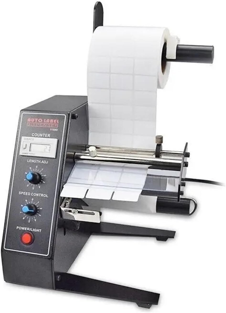 1150D 4-140mm Width Label Peeling Machine Automatic Counting Label Separator Self-Adhesive Tag Label Dispenser for Logistics Office
