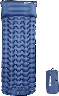 CAMULAND Sleeping Pad for Camping Backpacking Hiking 77.1" x 27.9" Self Inflating Mattress Ultralight Sleeping Mat Inflatable Air Bed
