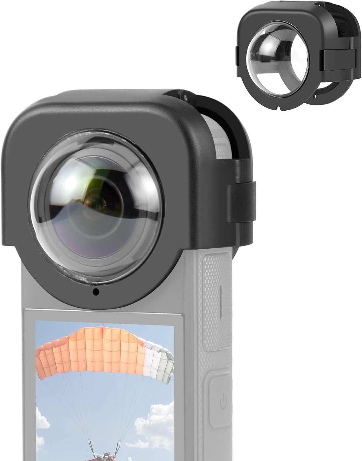 BKN Shockproof Clip-On Dual Lens Protector for Insta360 X5 – 9H Hardness Tempered Glass, Anti-Scratch, Anti-Fog, Waterproof, HD AR Coating, 360 Camera Cover-image-38