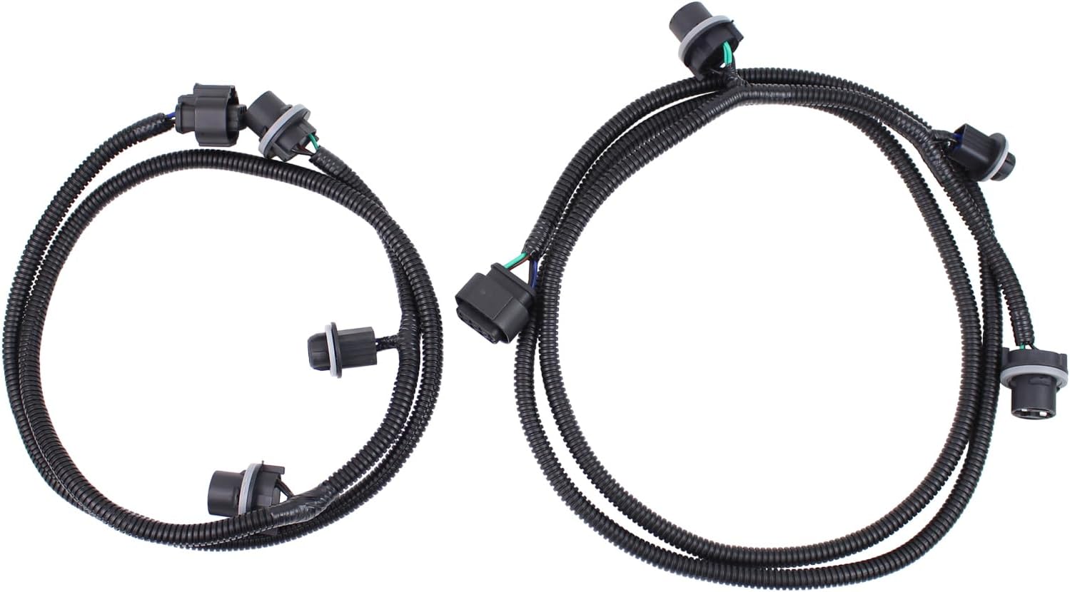 Driver and Passenger Side Tail Light Wiring Harness for Chevrolet Silverado 1500 2500 2500HD 3500 3500HD 2014-2015, GMC Sierra 1500 2500HD 3500 HD 2015