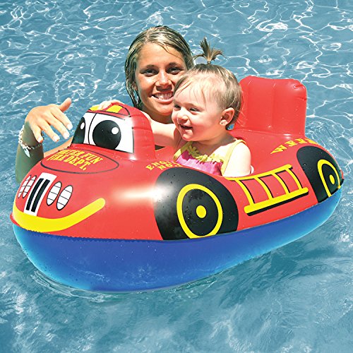 Poolmaster Learn-To-Swim Baby Swimming Pool Float Rider, Fire Engine #TOP1