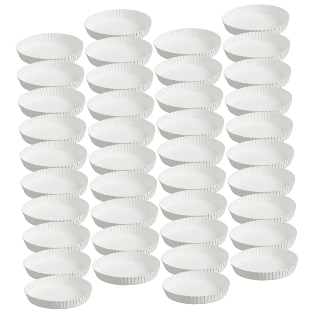 Beavorty 150pcs Stackable Paper Cup Lids Disposable Covers for Drinks for Parties Restaurants Hotels Keep Your Beverages